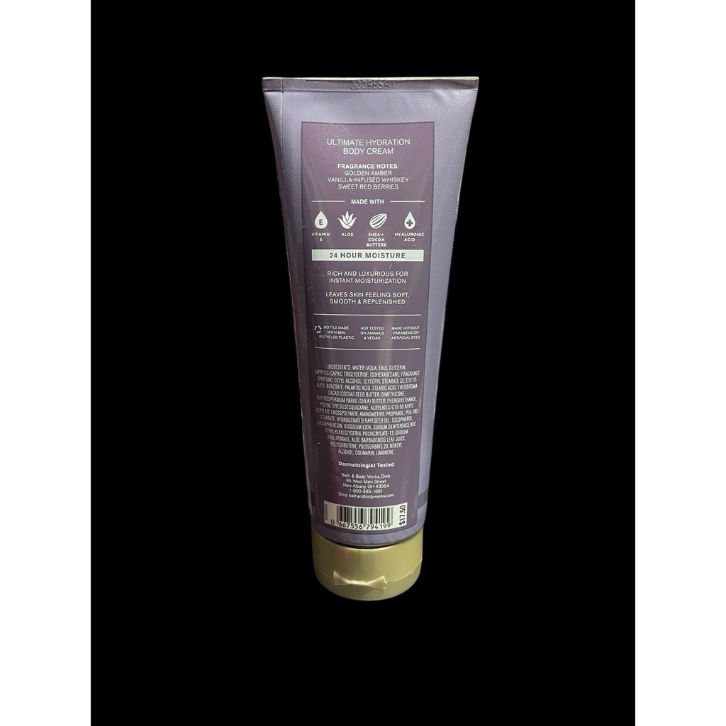 Bath And Body Works Aromatherapy Sweet Whiskey Body Cream 8 Oz New