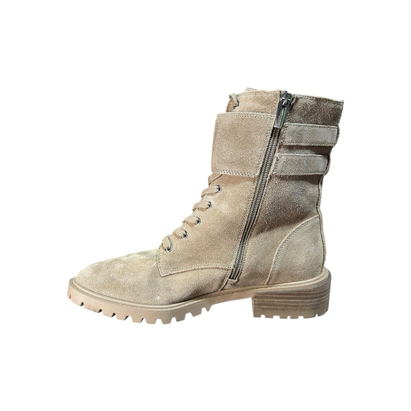 Vince Camuto Fawdry Combat Boots Tan Women’s Shoe Size 9.5