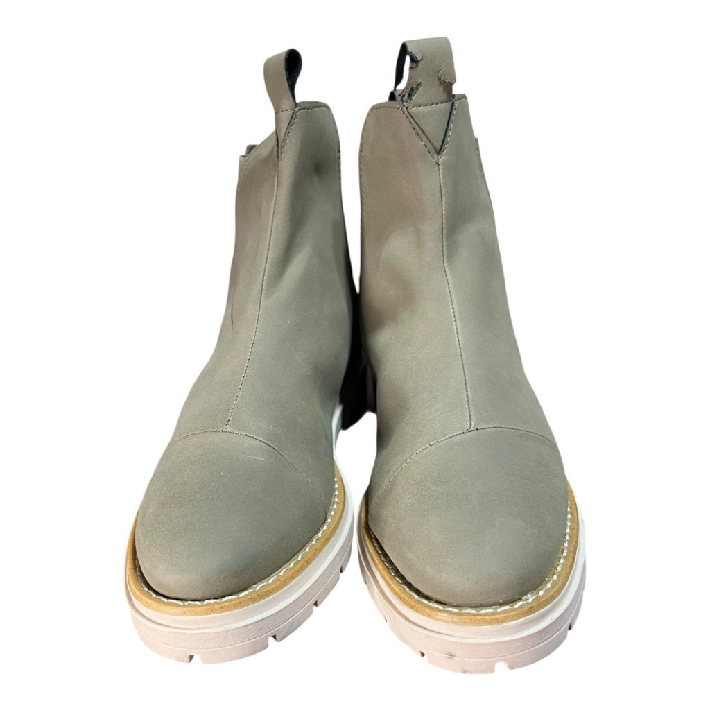 Tom’s Skyler Chelsea Boots Olive Green Women’s Size 8.5