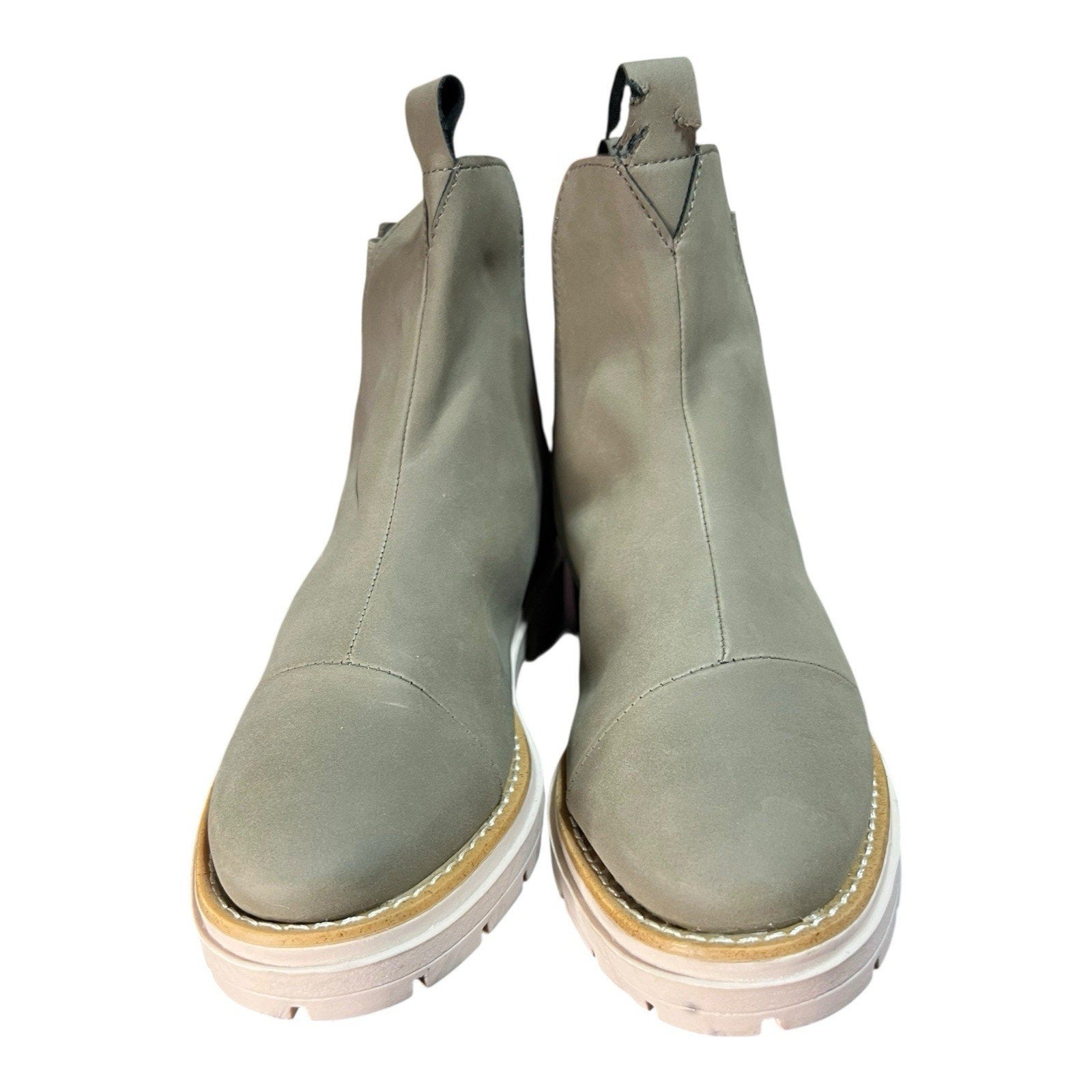 Tom’s Skyler Chelsea Boots Olive Green Women’s Size 8.5