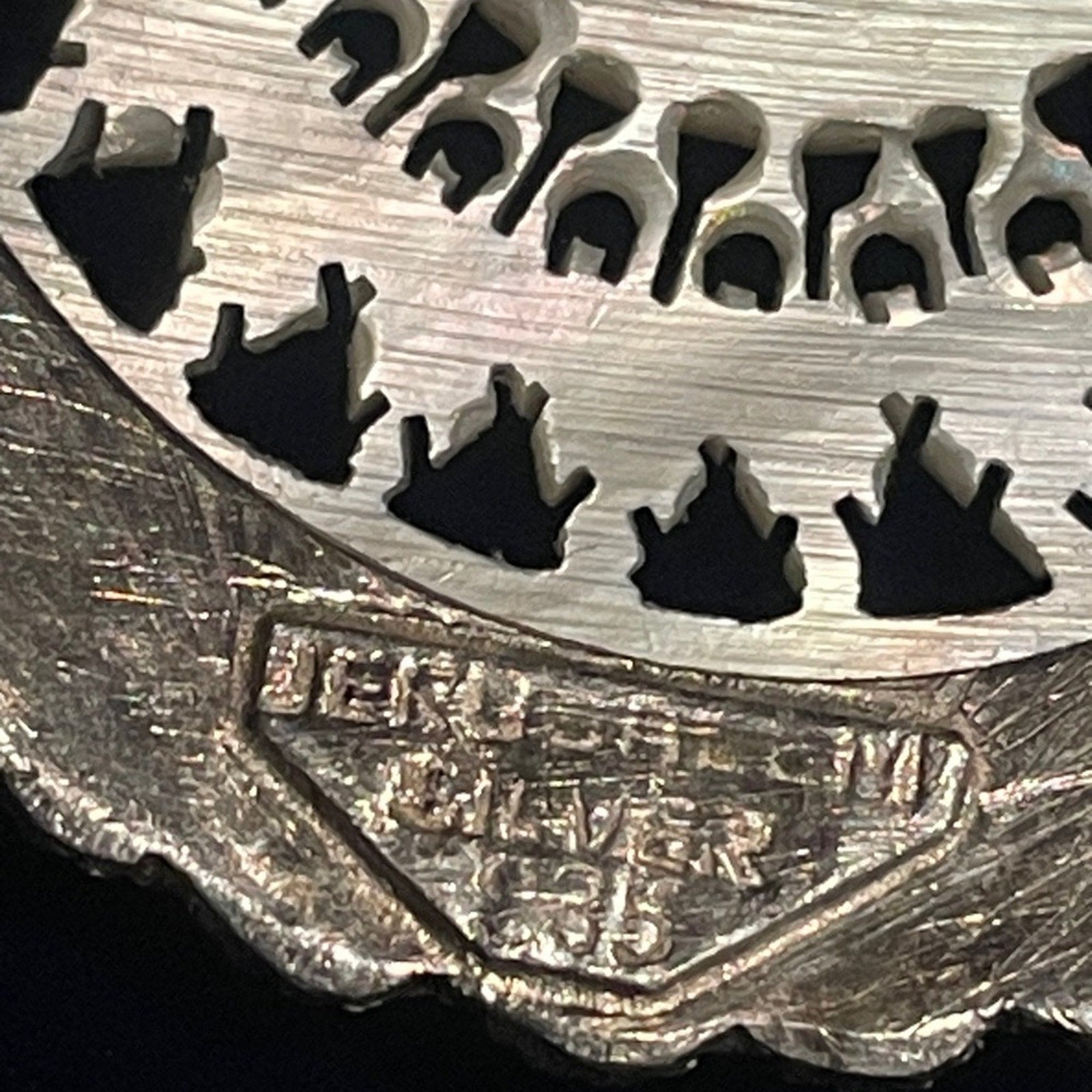 Elegant 925 Jerusalem Silver and Mother of Pearl Jewelry Set