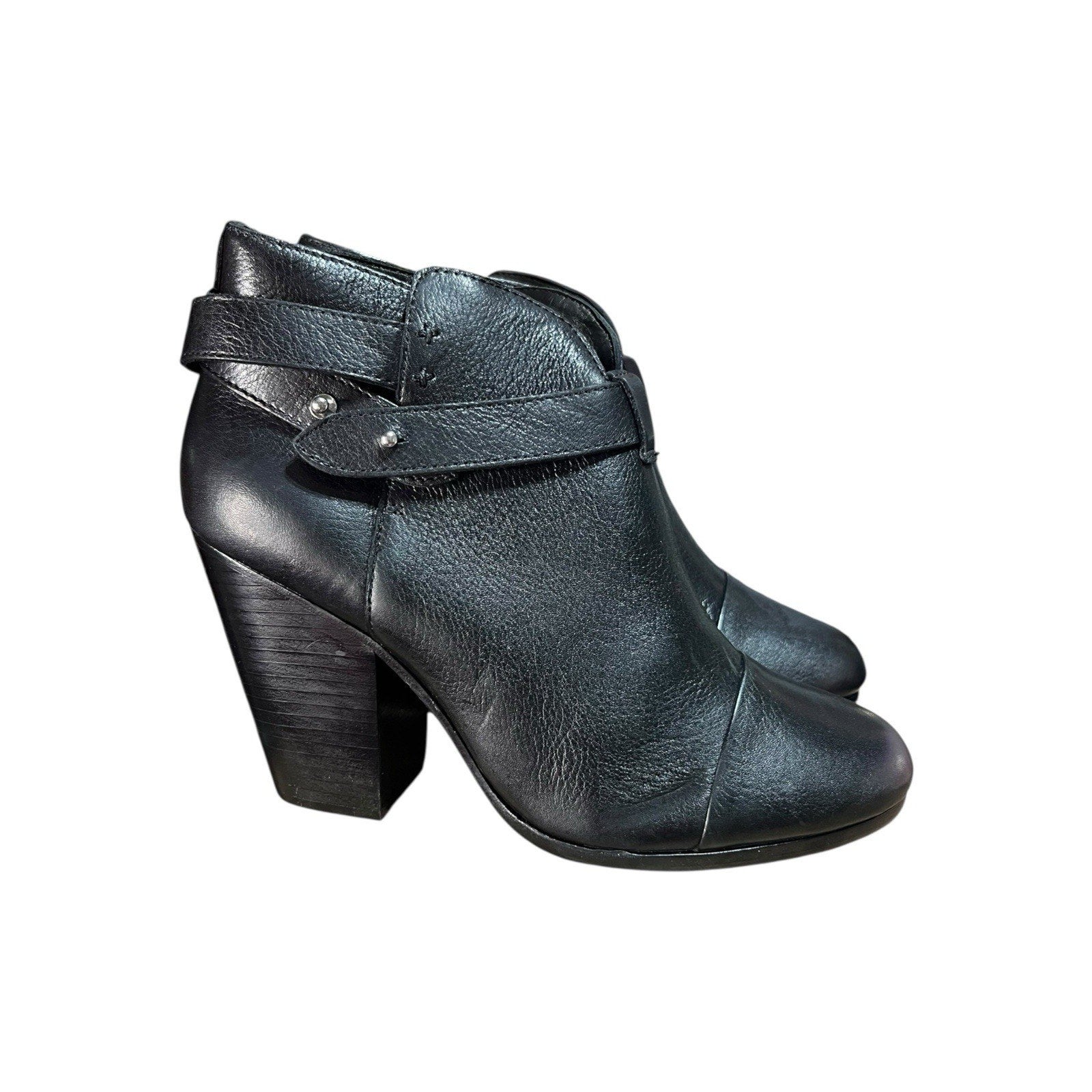 Rag & Bone Harrow ankle boot in black leather Women’s Size 9