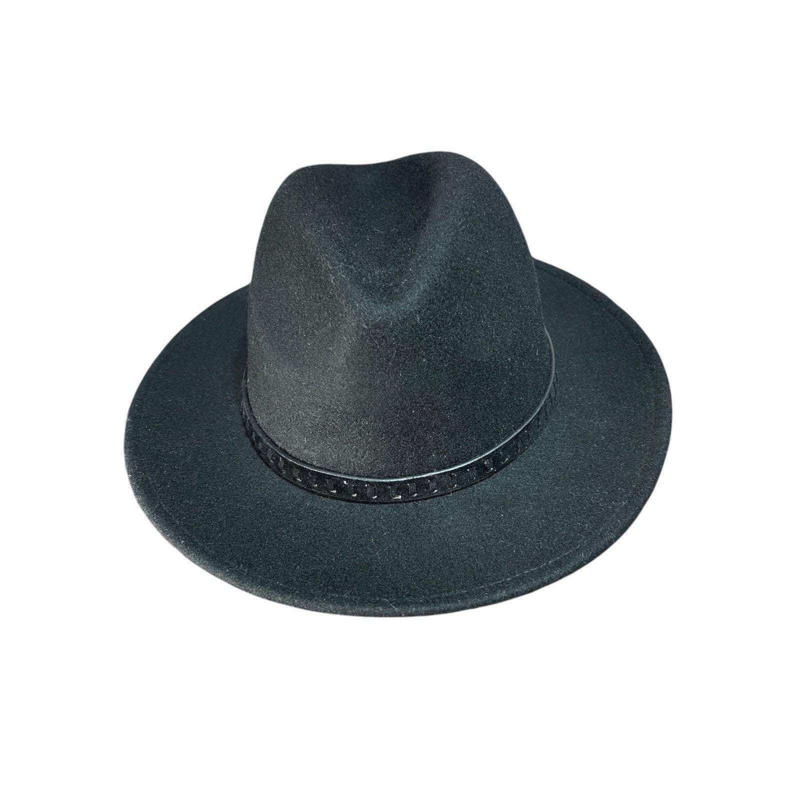 Treasure And Bond 100% Wool Black Fedora Hat NWT MSRP $49