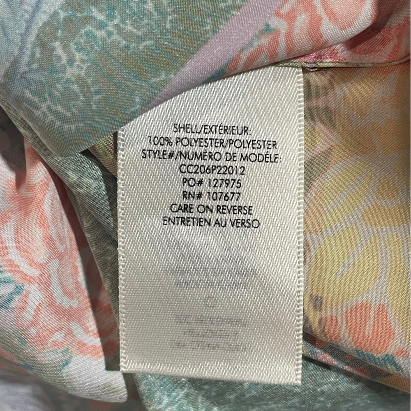 Alison Olivia Extra Small Floral Button-Up Blouse, New with Tags, $295 MSRP