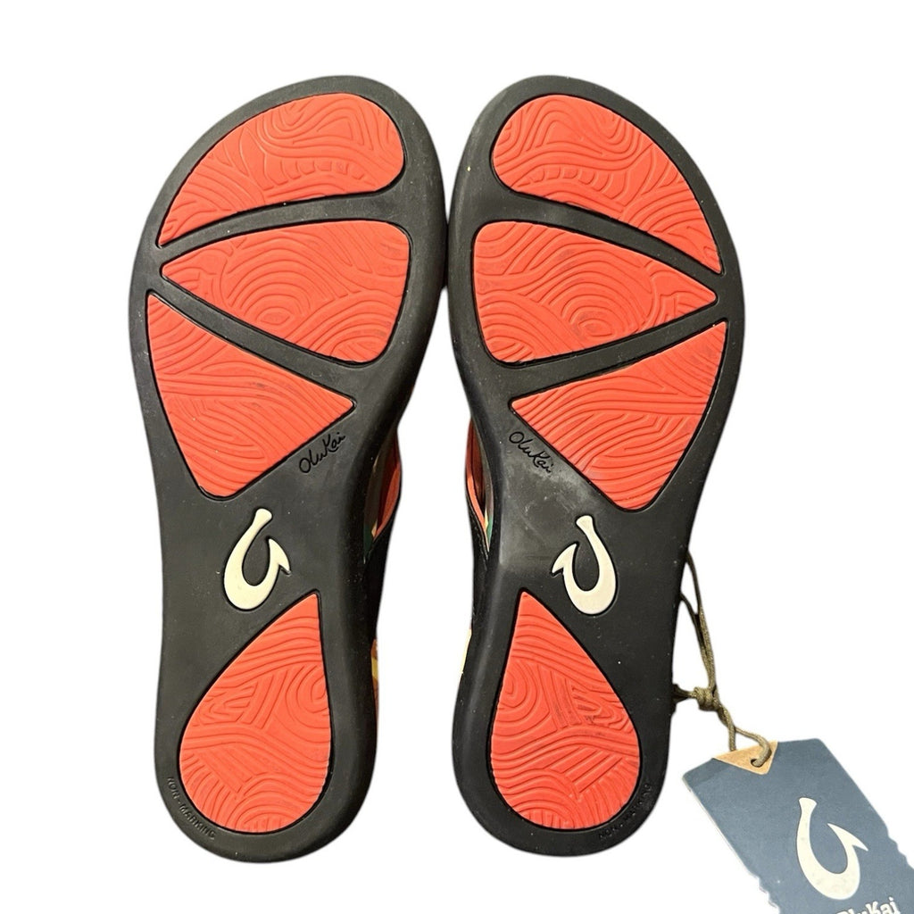OluKai Women's Ho'opio Hau flip flops Size 7 New