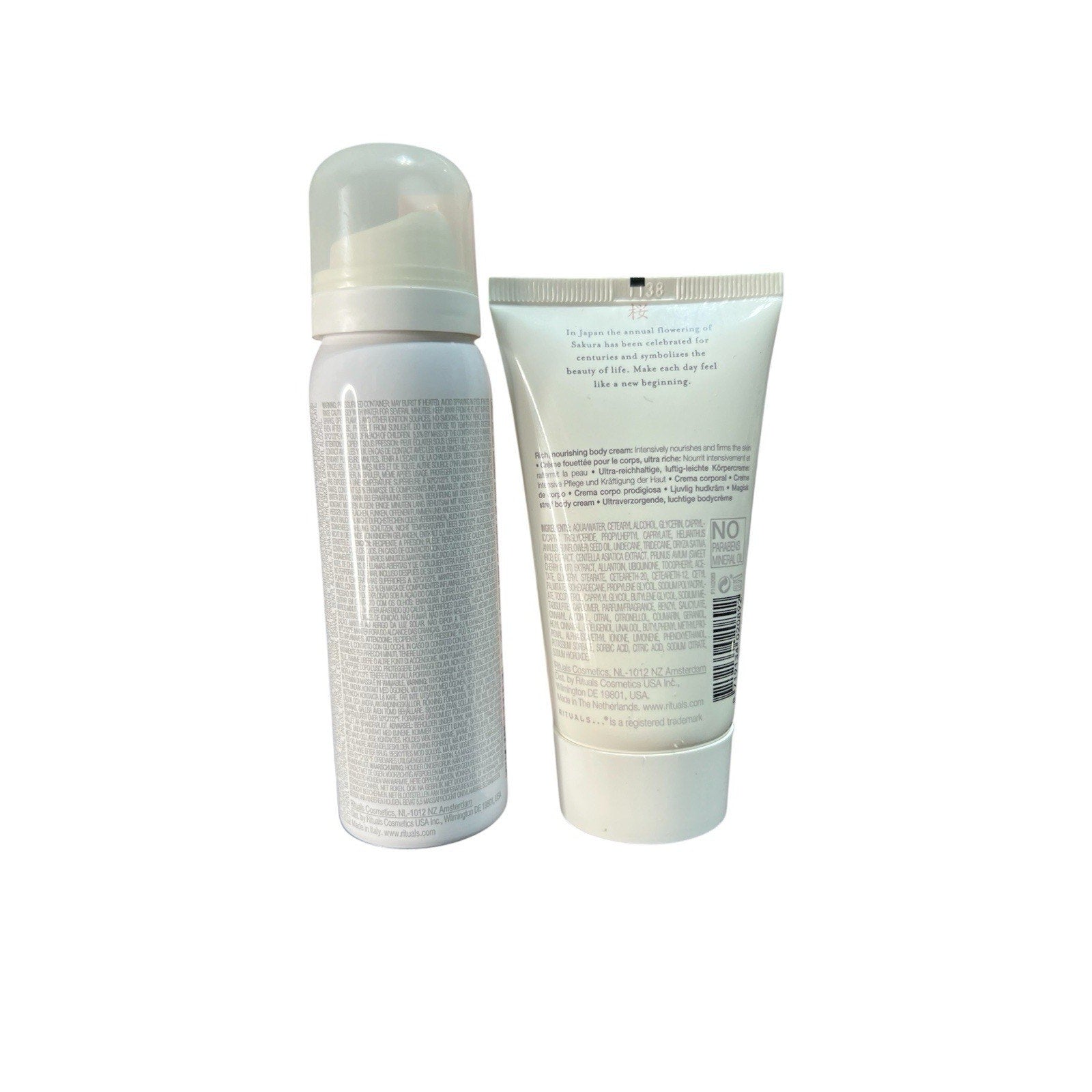Sakura Shower Part Shower Gel And Body Cream Gift Set