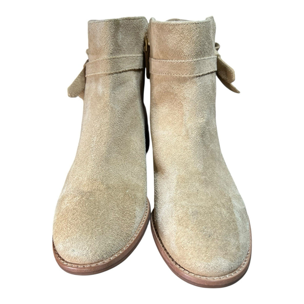 Talbots Tish Tie Suede Ankle Boot Size 7M New