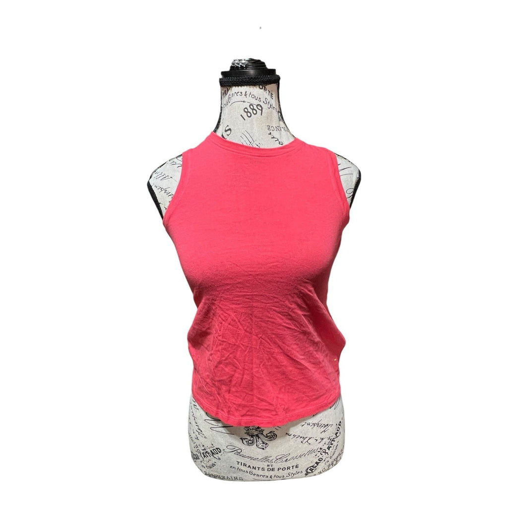 Zella Coral Pink Open Athletic Top Shirt Size M