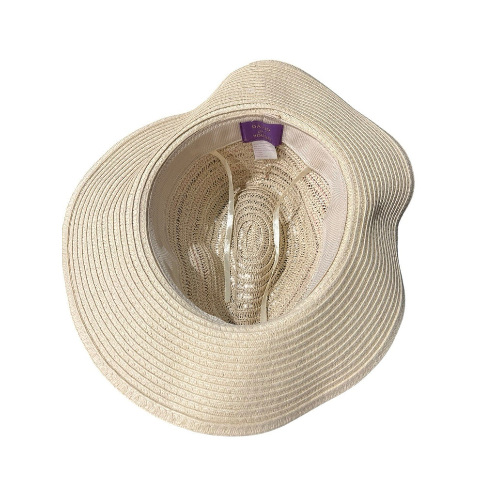 David & Young straw beach sun hat New