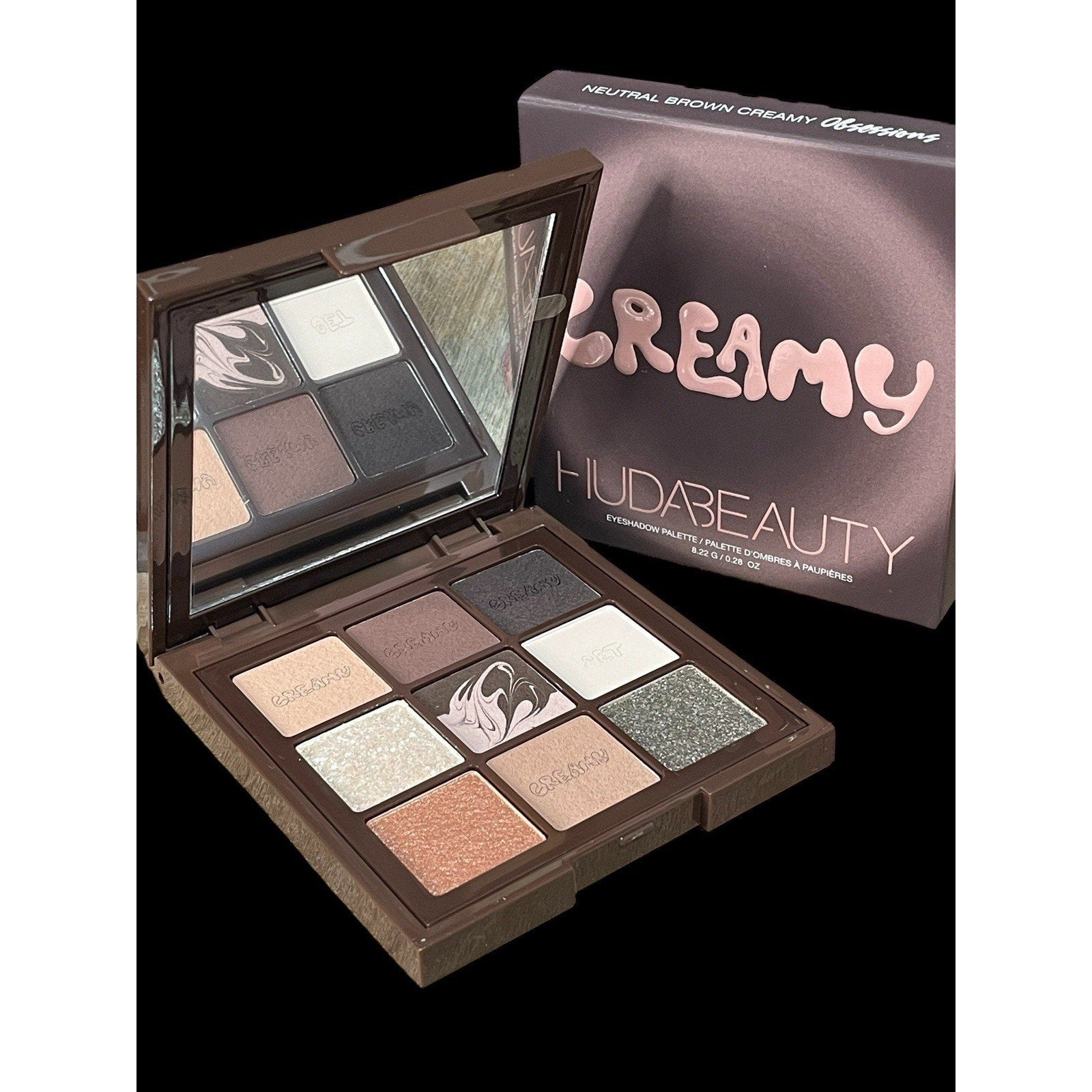 Huda Beauty Creamy Obsession Eyeshadow Palette – Neutral Brown: New in Box