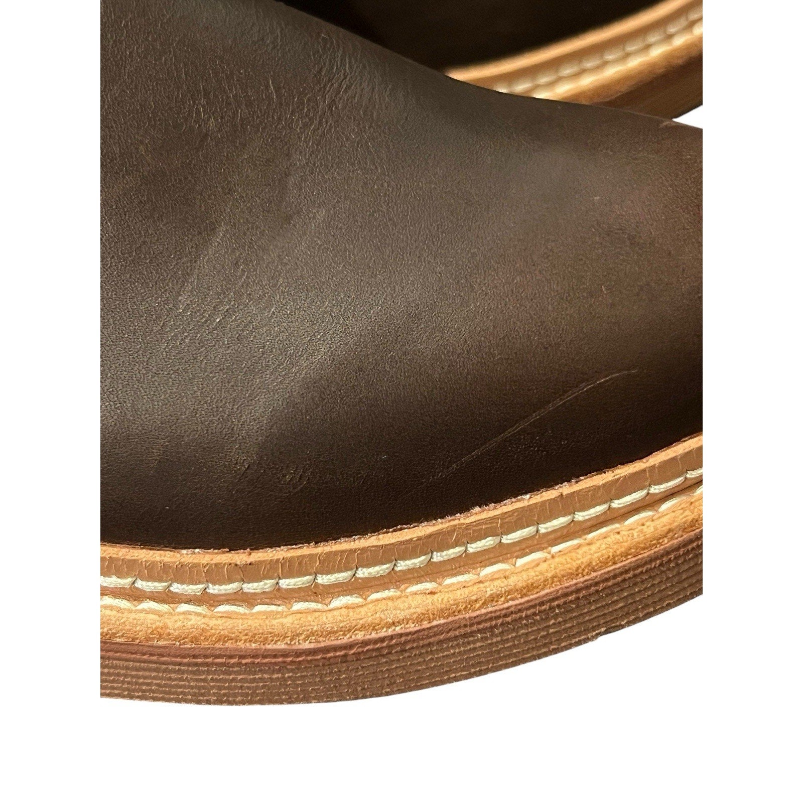 OluKai Kilakila men's boots feature dark wood brown leather Boots Size 11.5