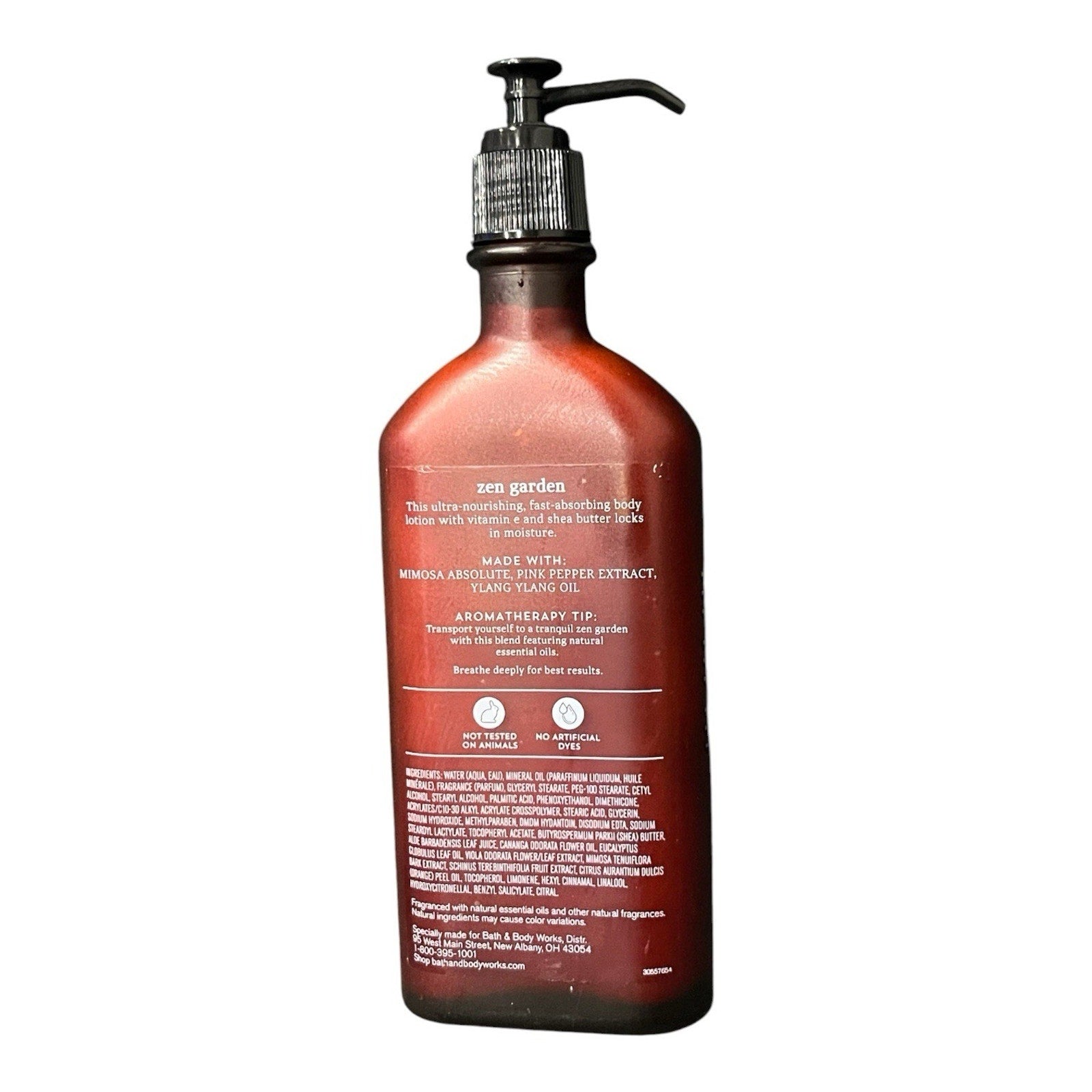 Bath And Body Works Aromatherapy Zen Garden Lotion New