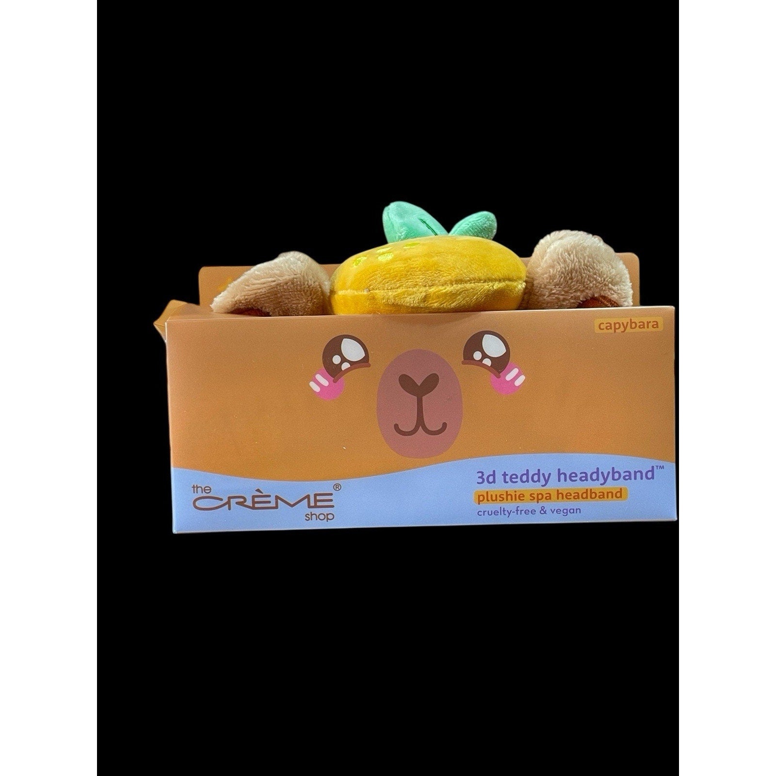 The Crème Shop 3d Teddy Headband Capybara New In Box