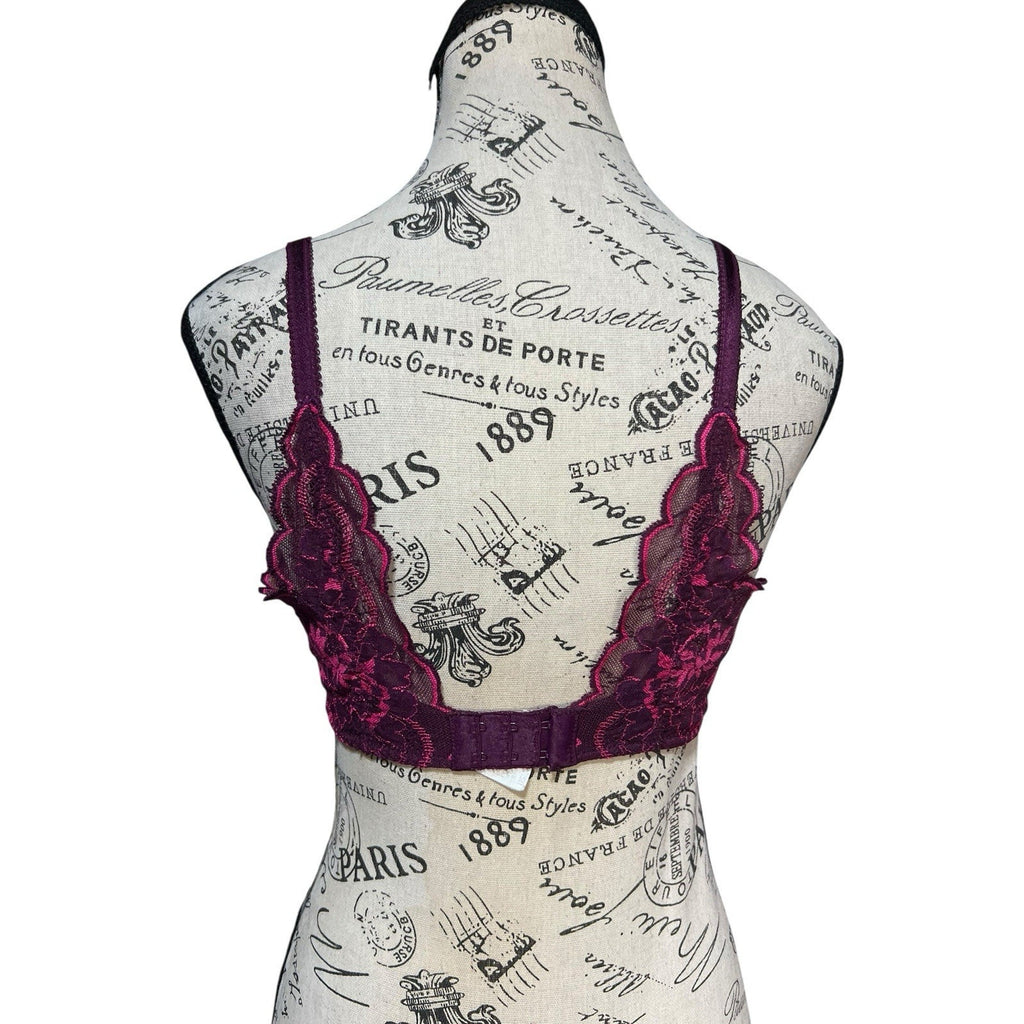 Wacoal Lightly Lined Maroon Bra Women’s Size 34D