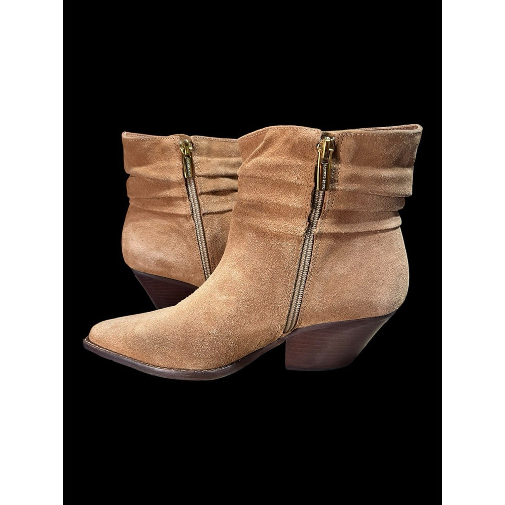 Vince Camuto Nerlinji pointed-toe ankle boots Tan Suede Women’s Shoe Size 8M