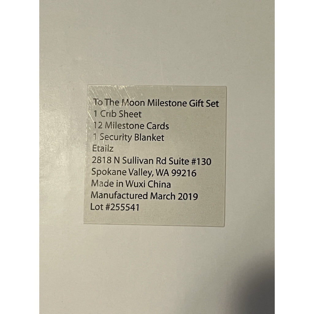 JumpOff Jo "To the Moon" baby milestone gift set