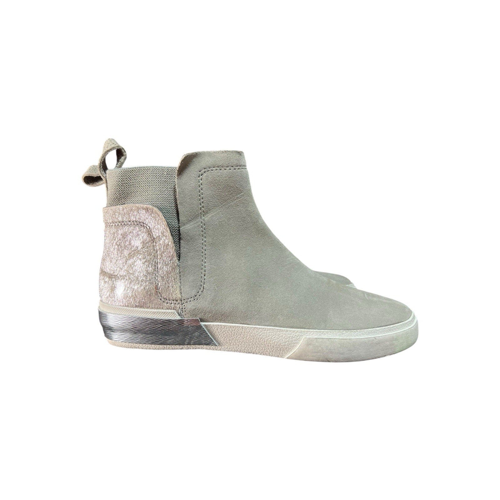 Dolce Vita Gray Suede And Ankle Bootie Women’s Size 8.5M