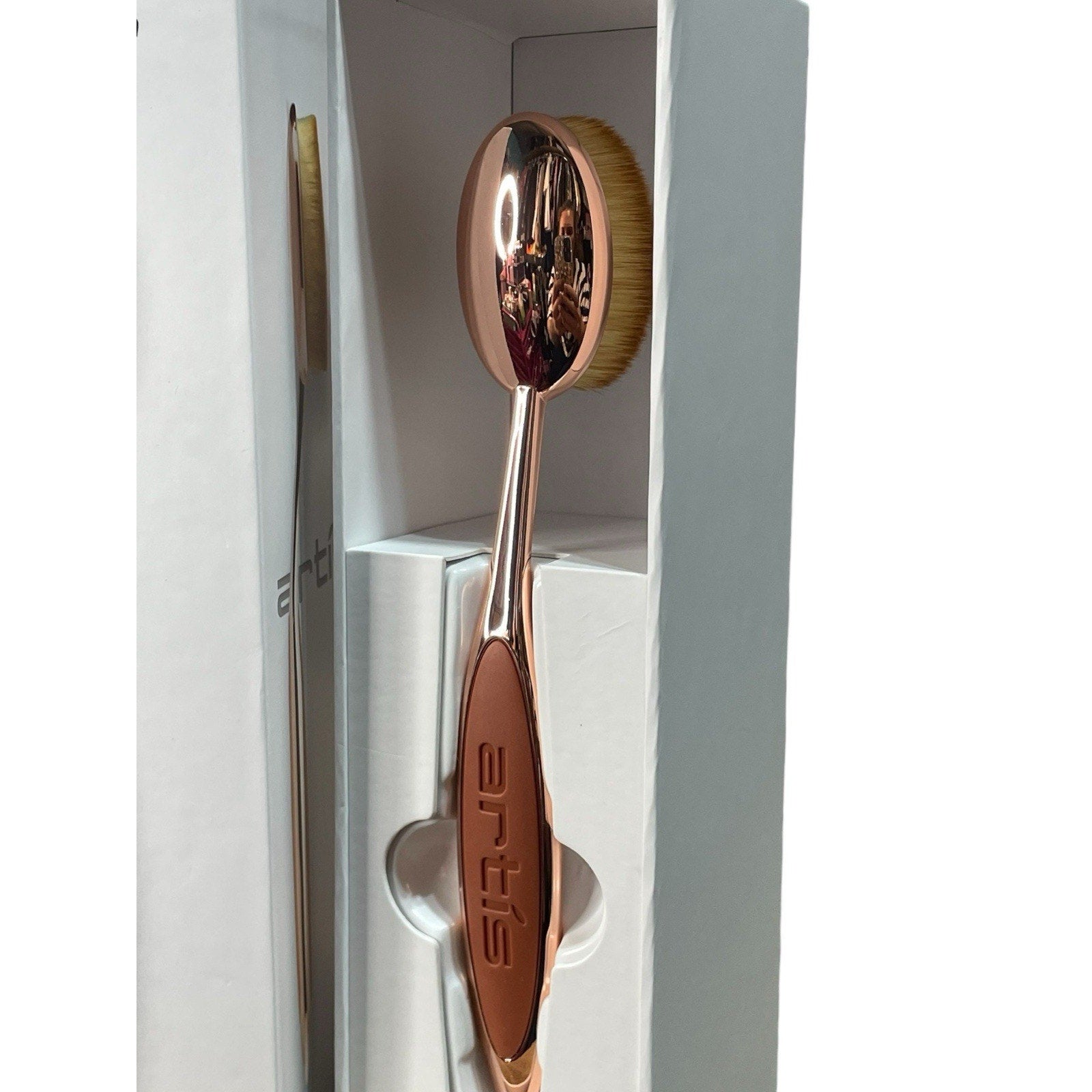 Artis Rose Gold Oval 7 Brush New In Box