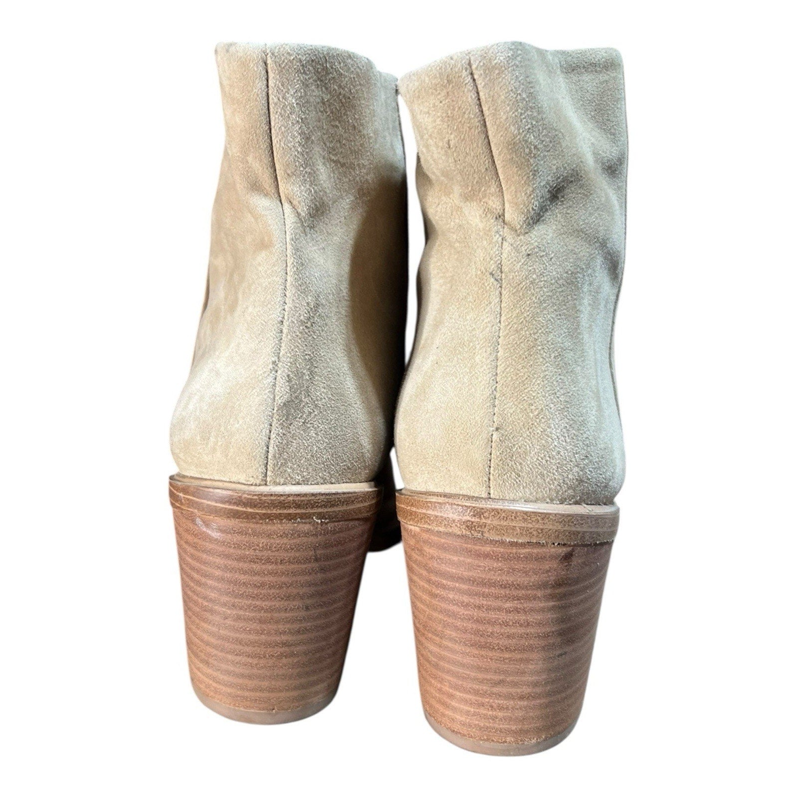 Vince Camuto Rivalla Tan Suede Ankle Bootie Women’s Shoe Size 10M
