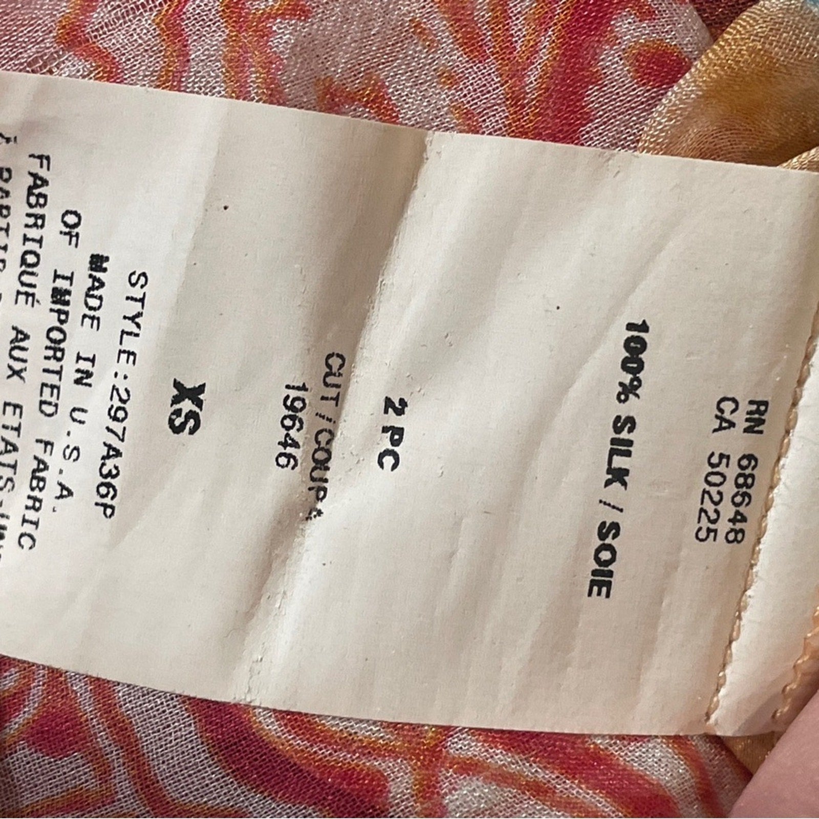 ABS by Allen Schwartz 100% Silk Blouse – XS, Detailed, Luxe