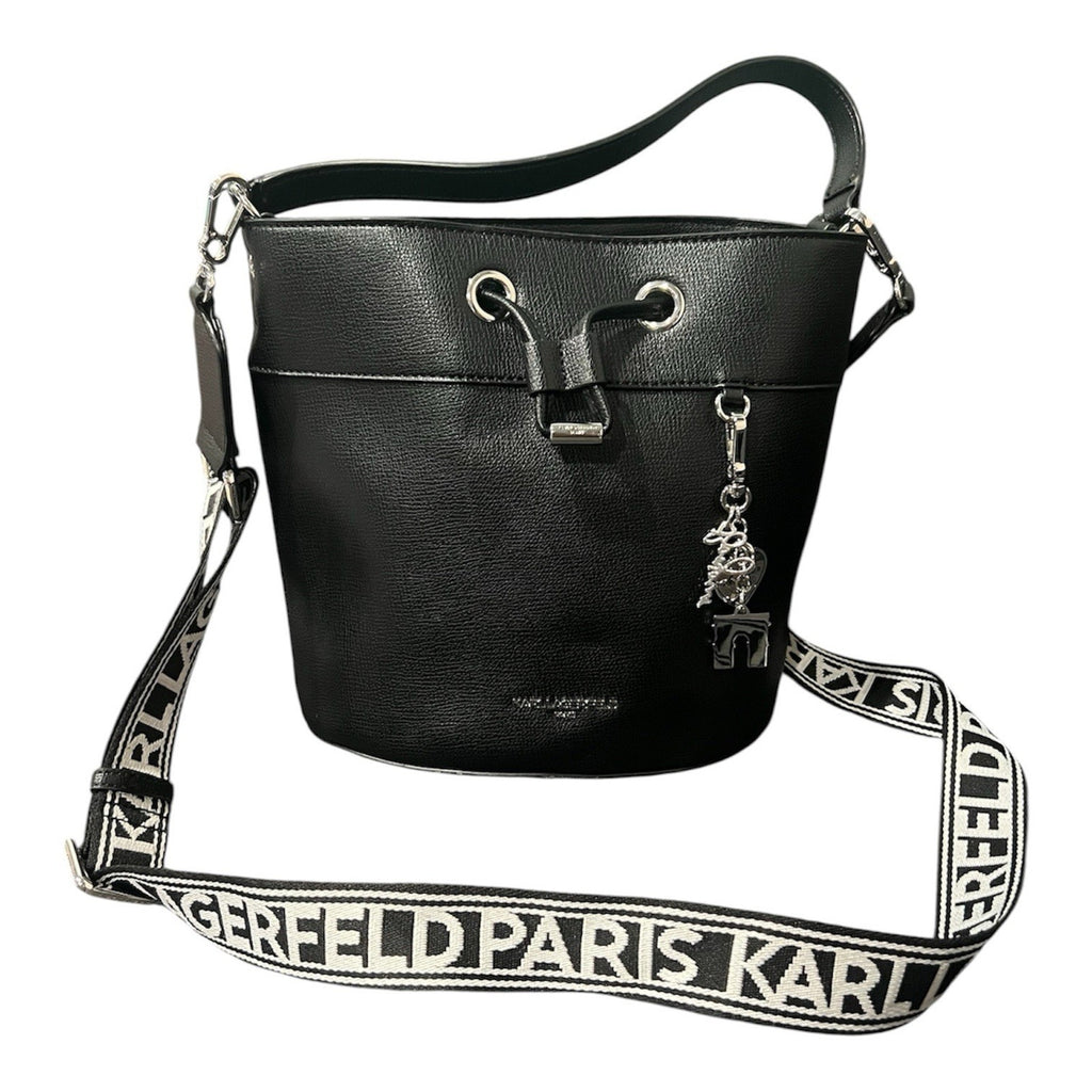 Karl Lagerfeld Paris Adele bucket bag Black Crossbody Bag
