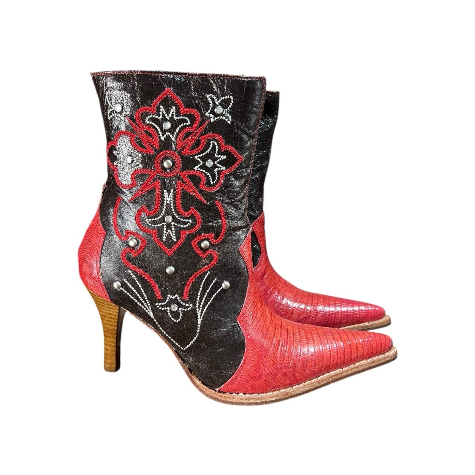 Camila Ted And Black Leather Boots 6.5