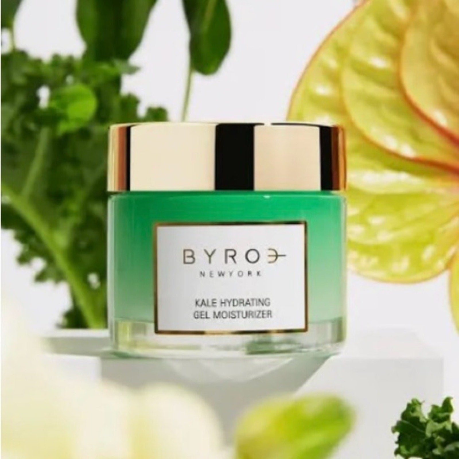 BYROW Kale Hydrating Gel Moisturizer - Green and Gold 50ml