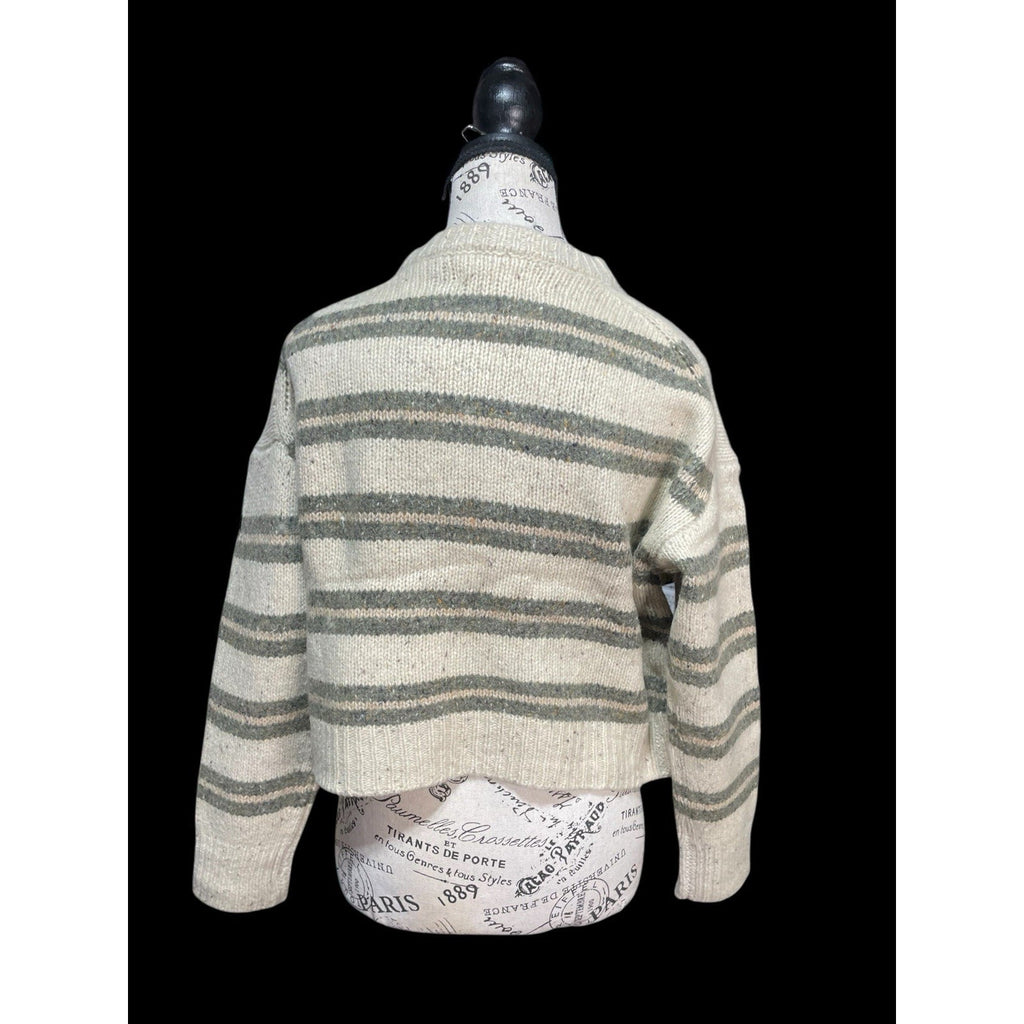 Spiritual Gangster Wool Alpaca Croped Knit Sweater NWT $158 MSRP