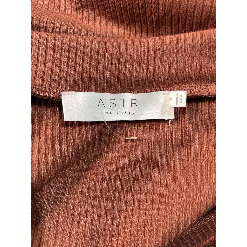 ASTR The Label 3/4 Sleeve Ribbed Bodysuit Women’s Size S NWOT