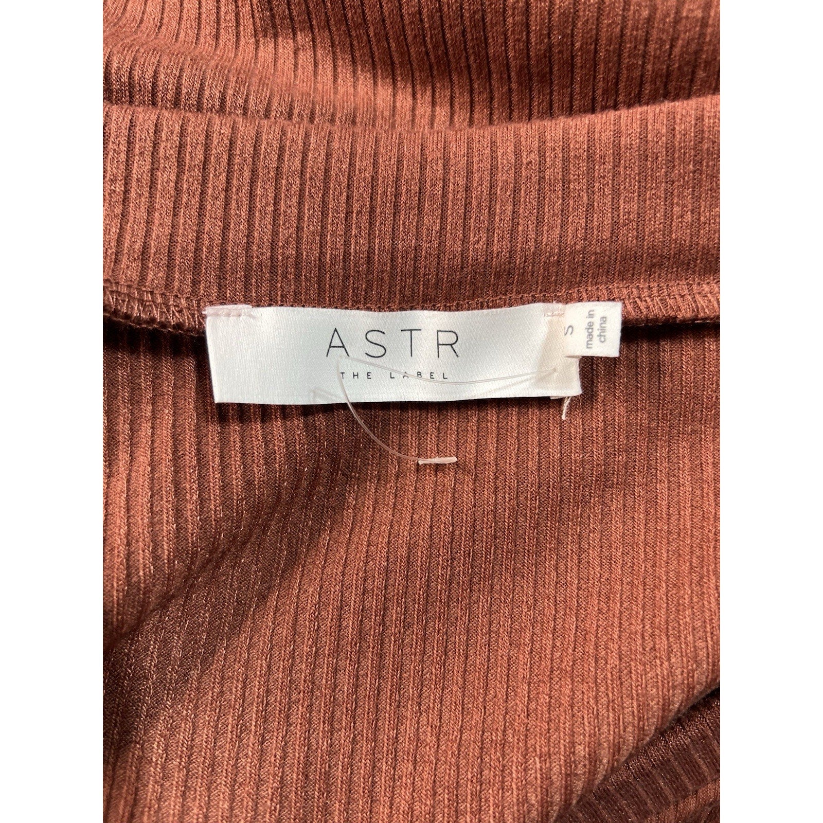 ASTR The Label 3/4 Sleeve Ribbed Bodysuit Women’s Size S NWOT
