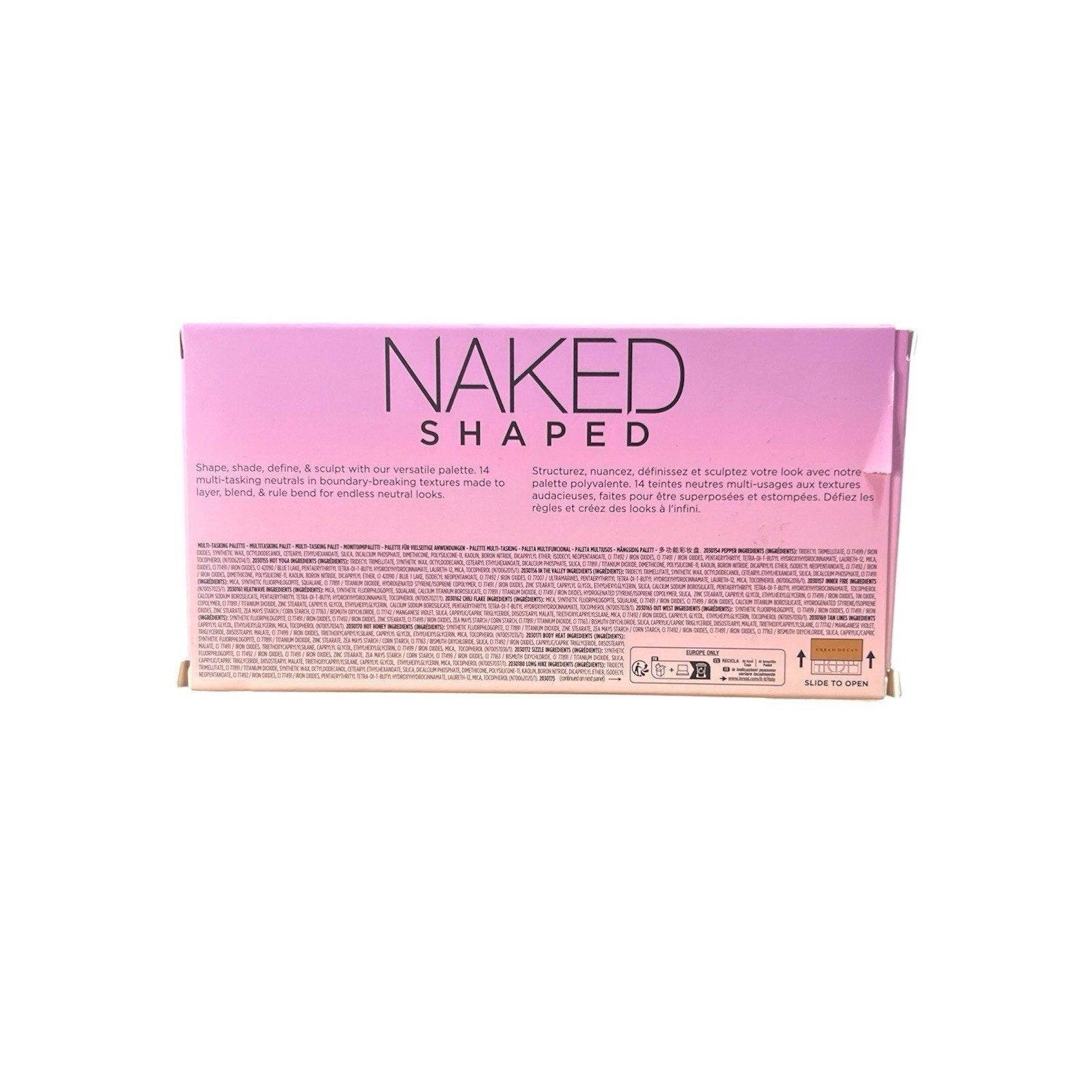 Urban Decay Naked Shaped Multi Tasking Contour Pallet Warm NIB MSRP $56