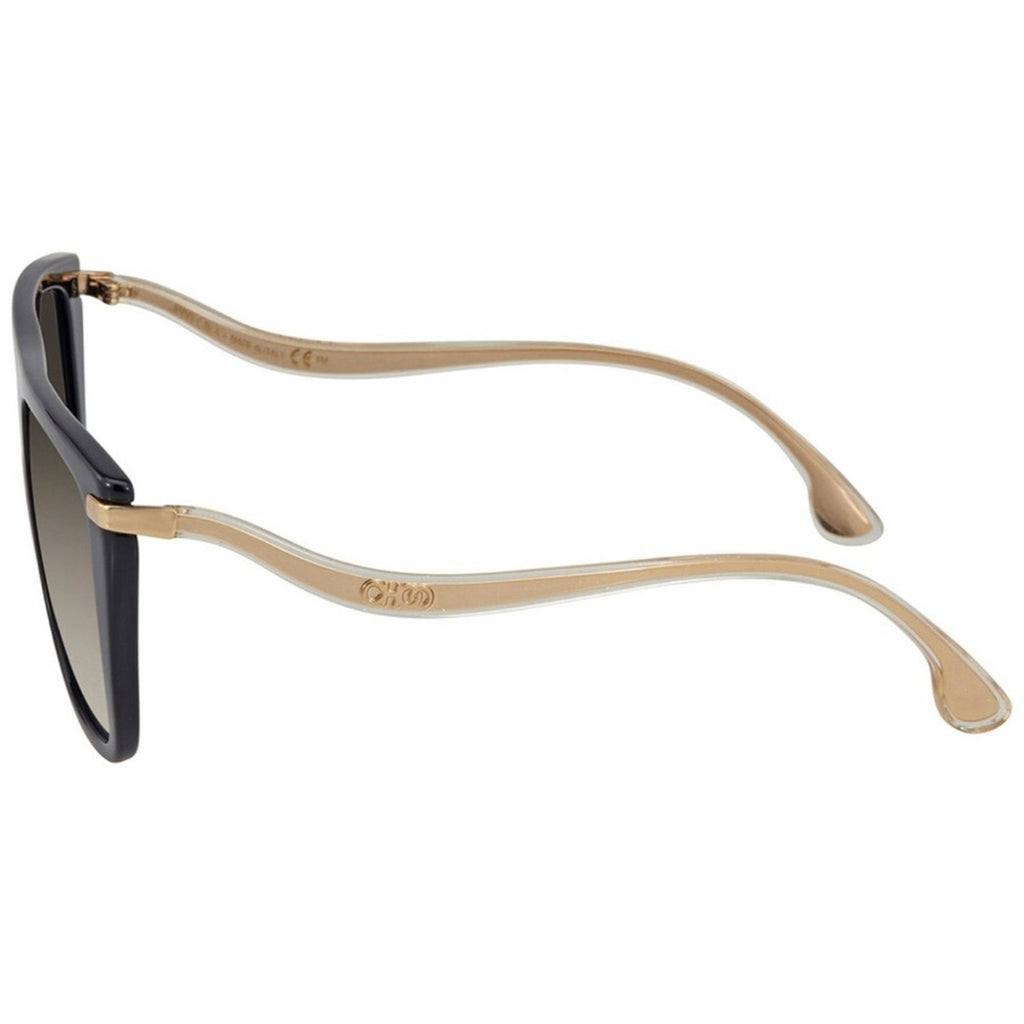 Jimmy Choo Stylish Black and Gold Sunglasses NWT MSRP $260