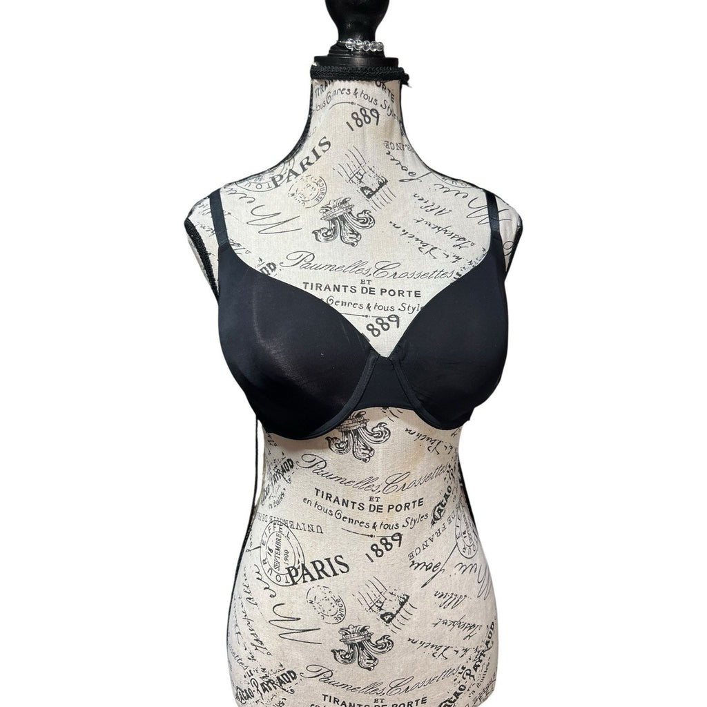 Essentials Women's Classic T-Shirt Bra, Black, 38C