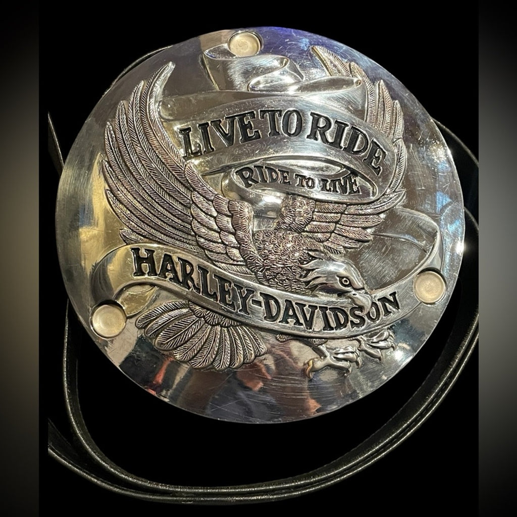 Harley-Davidson Silver Emblem Shoulder Bag