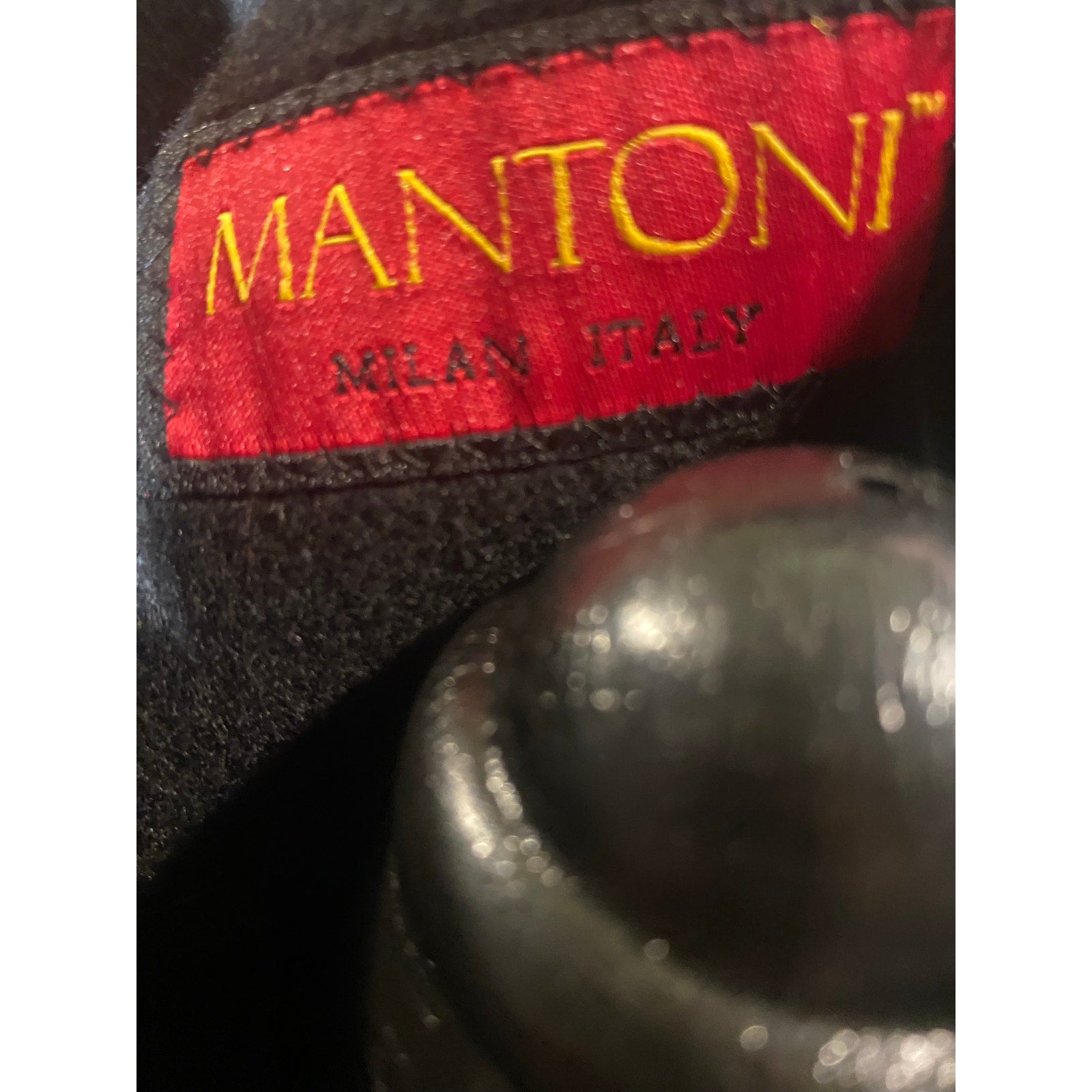 Mantoni Wool Cashmere Blend Peacoat Men’s Size 44 SB