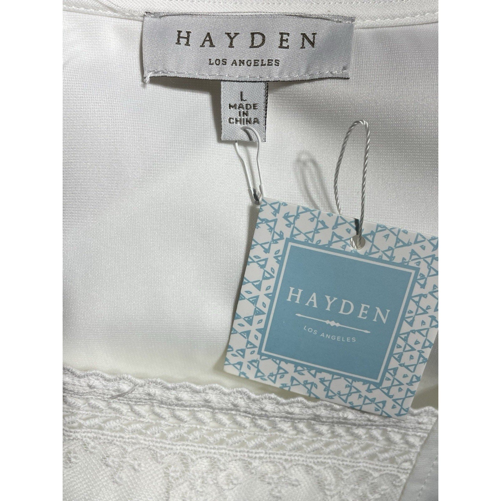 Hayden Los Angeles White Blouse Size M