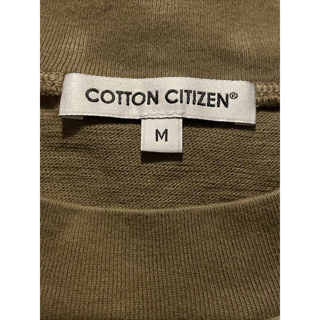 Cotton Citizen Olive Green Tokyo Muscle Tee Shirt Size M New