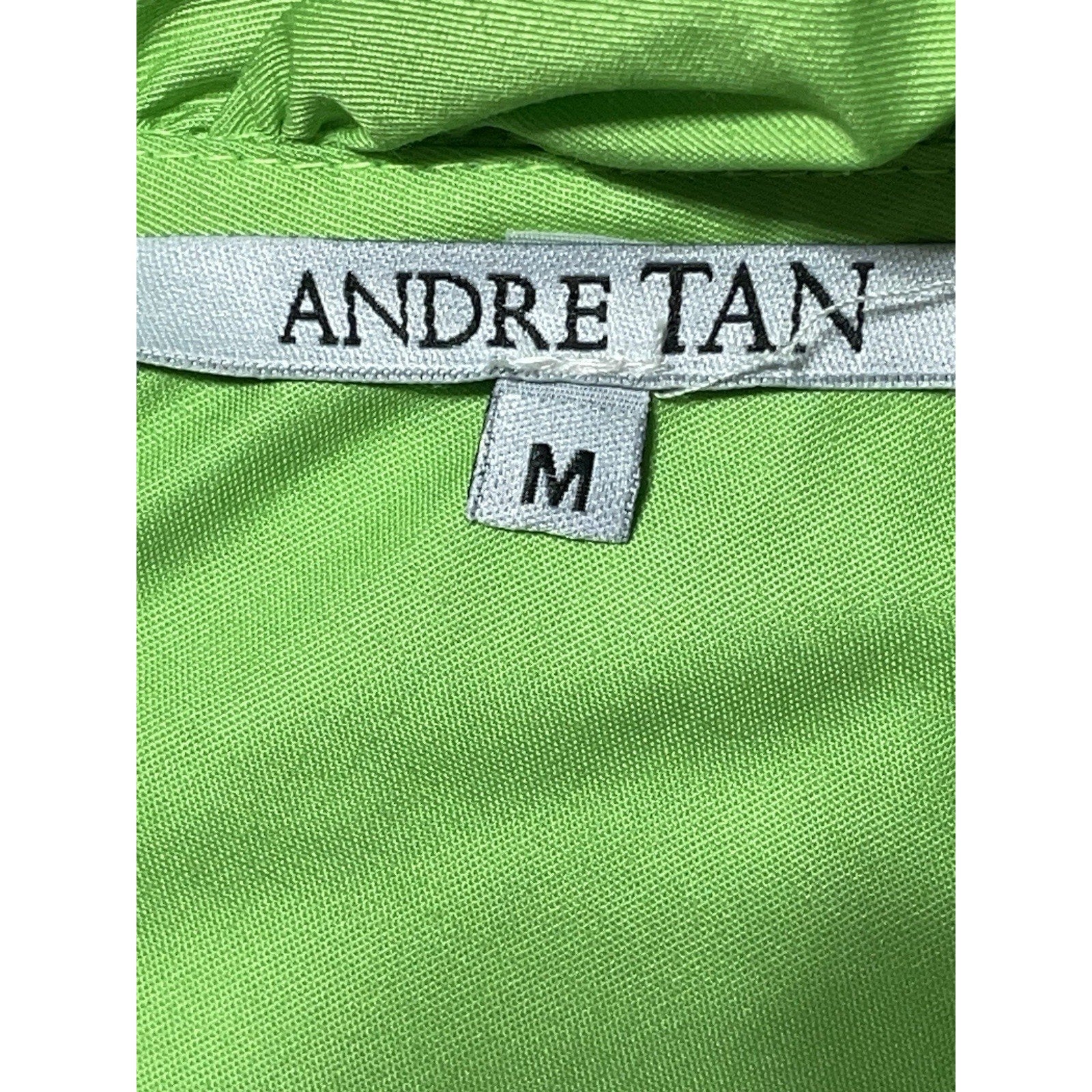 Andre Tan High-Low Maxi Dress – Lime Green, Medium, NWT + Belt