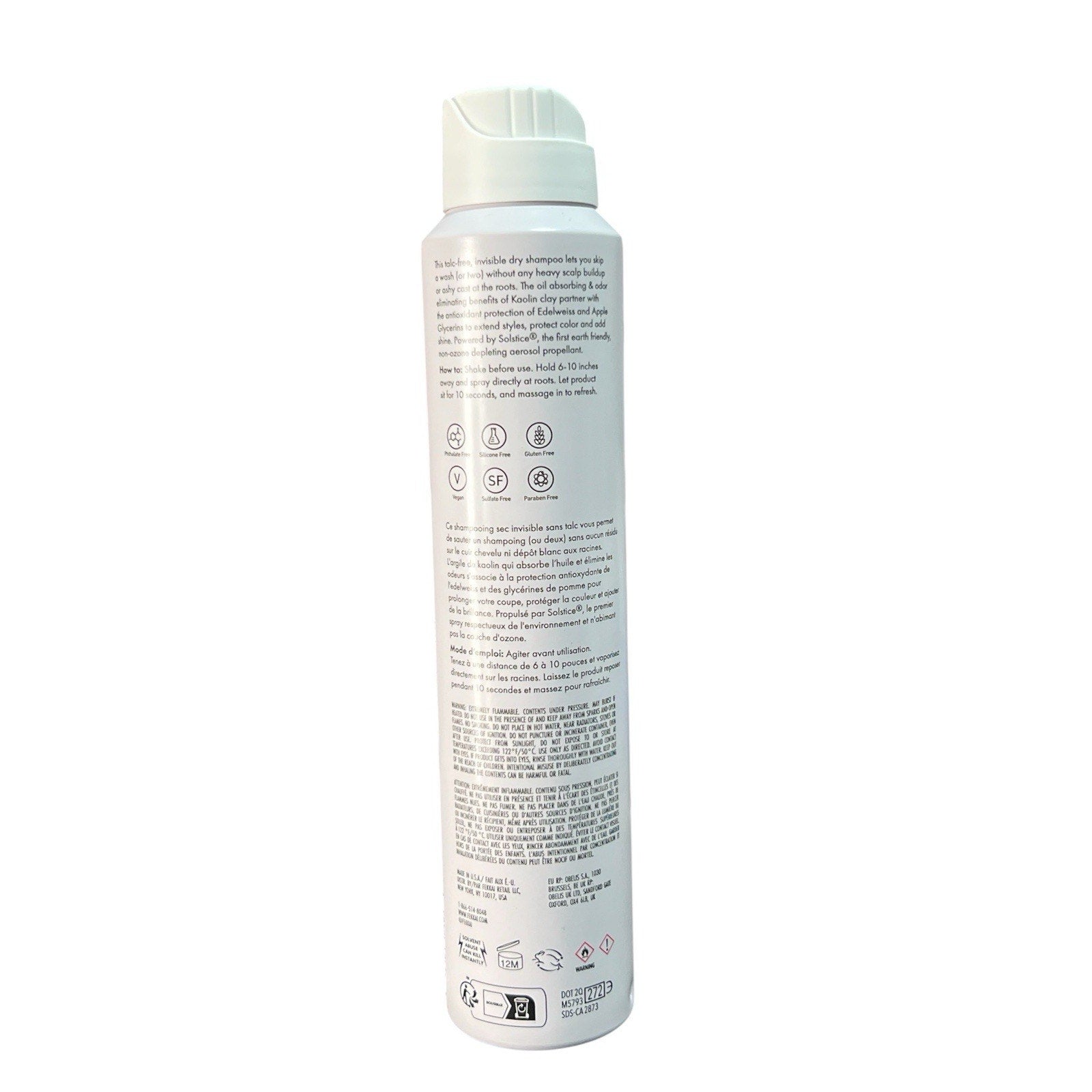 Fekkai Sheer Dry Shampoo 7.7 Oz New