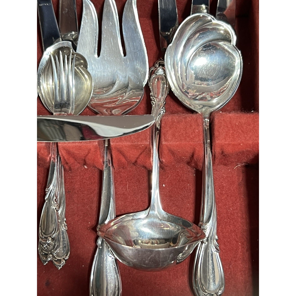 International Rhapsody Sterling Silver 94 Piece Silverware Set