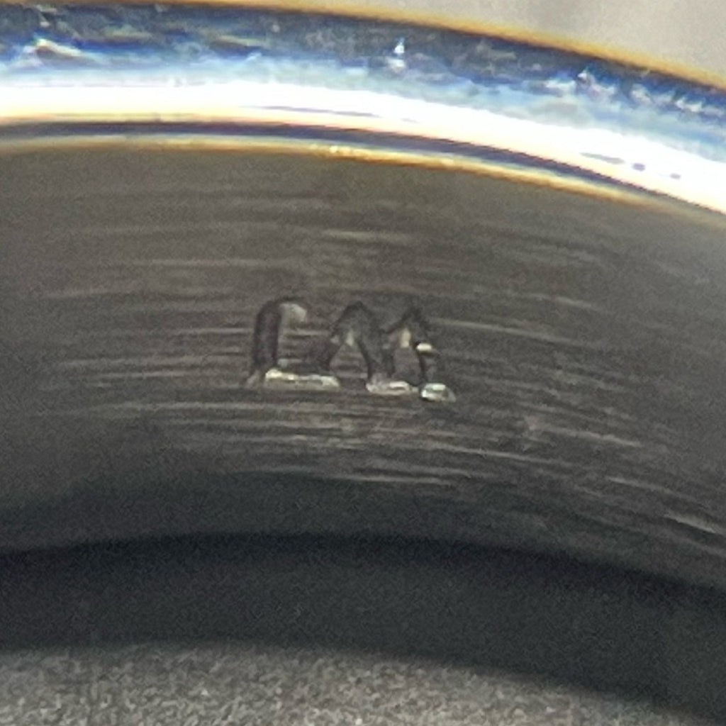 18K solid white Gold and amethyst ring with Moissanite accents