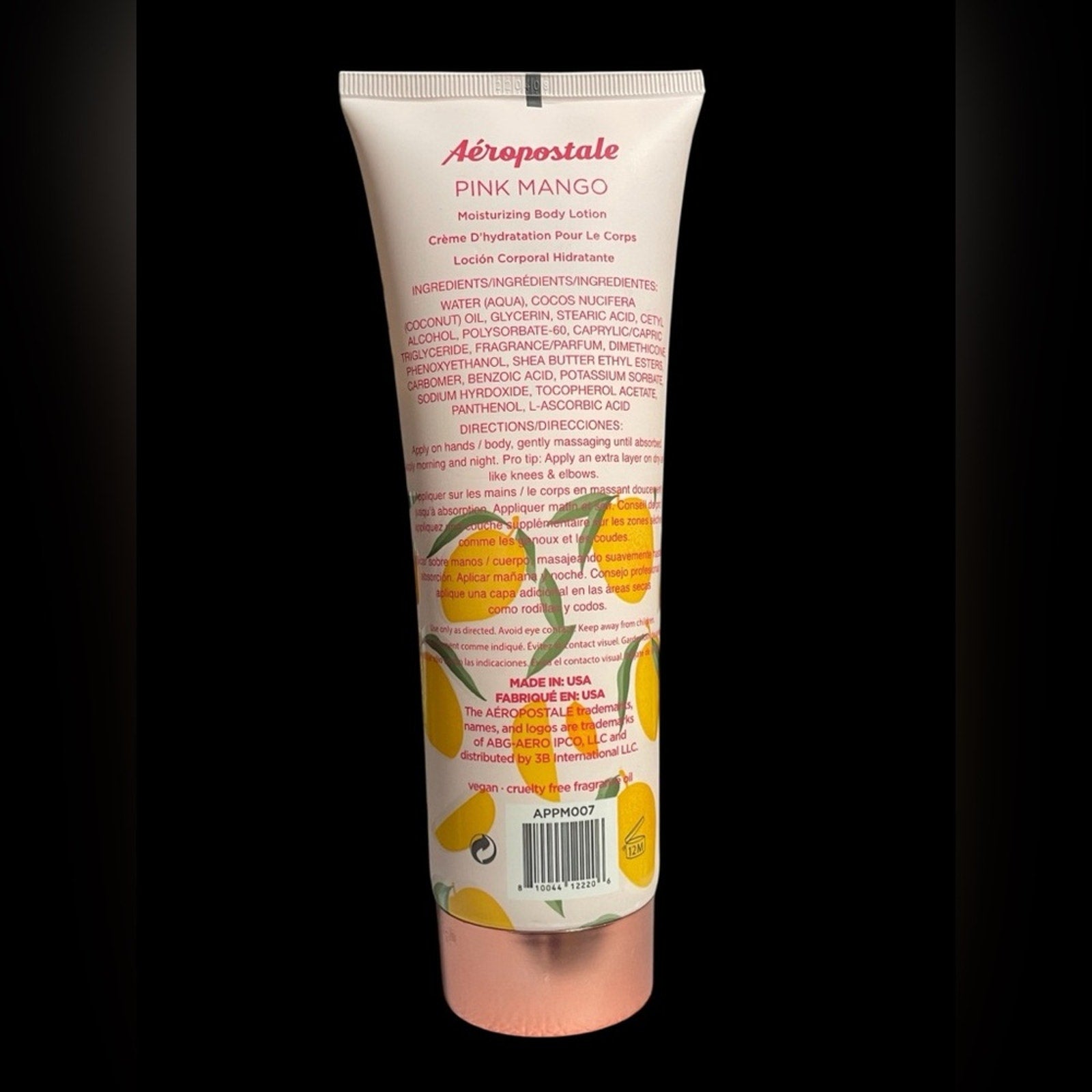Aeropostale Pink Mango Body Lotion 6.8 oz New