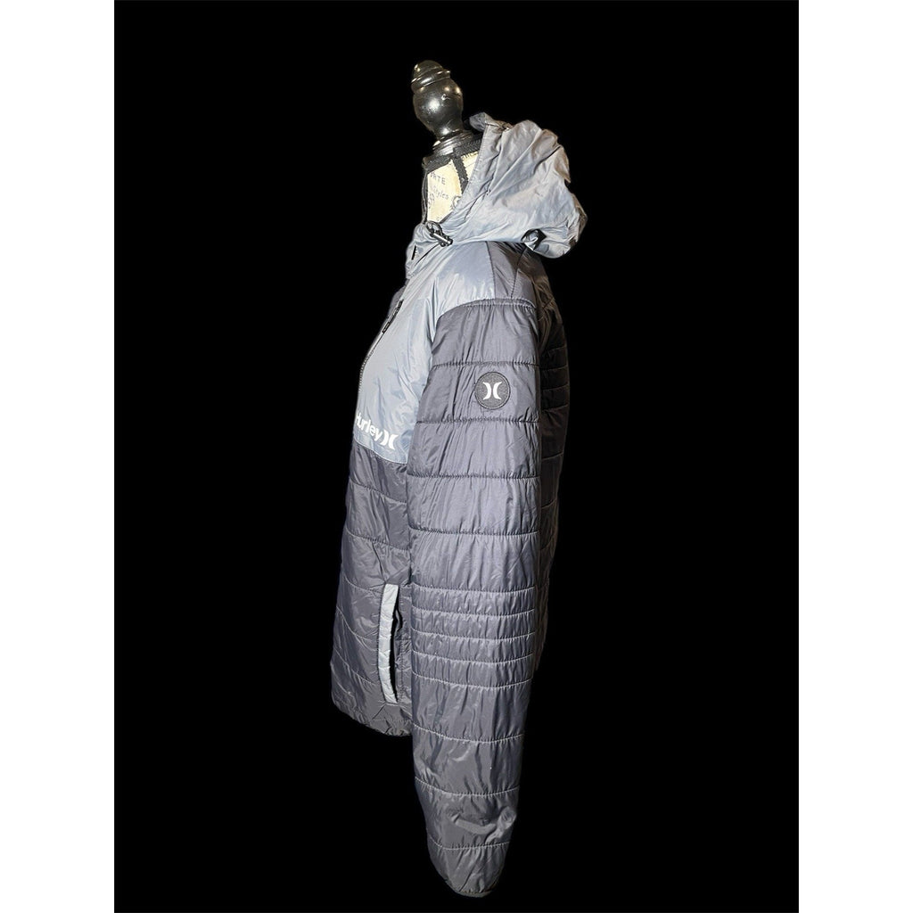Hurley Mens Large Lightweight Nylon Jacket Packable Windbreaker Athletic