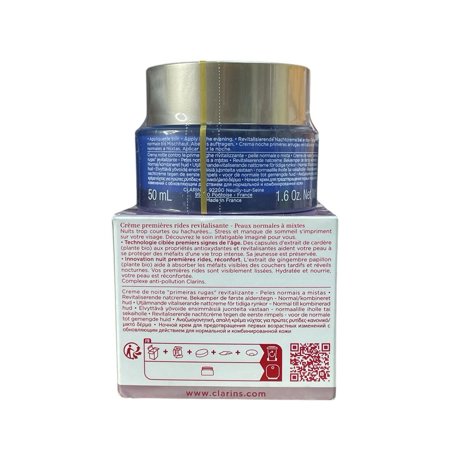 Clarins Revitalizing Night Cream Normal To Combination Skin NIB