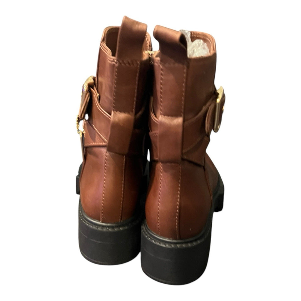 Coach Lacey booties Brown Leather Women’s Shoe Size 6.5