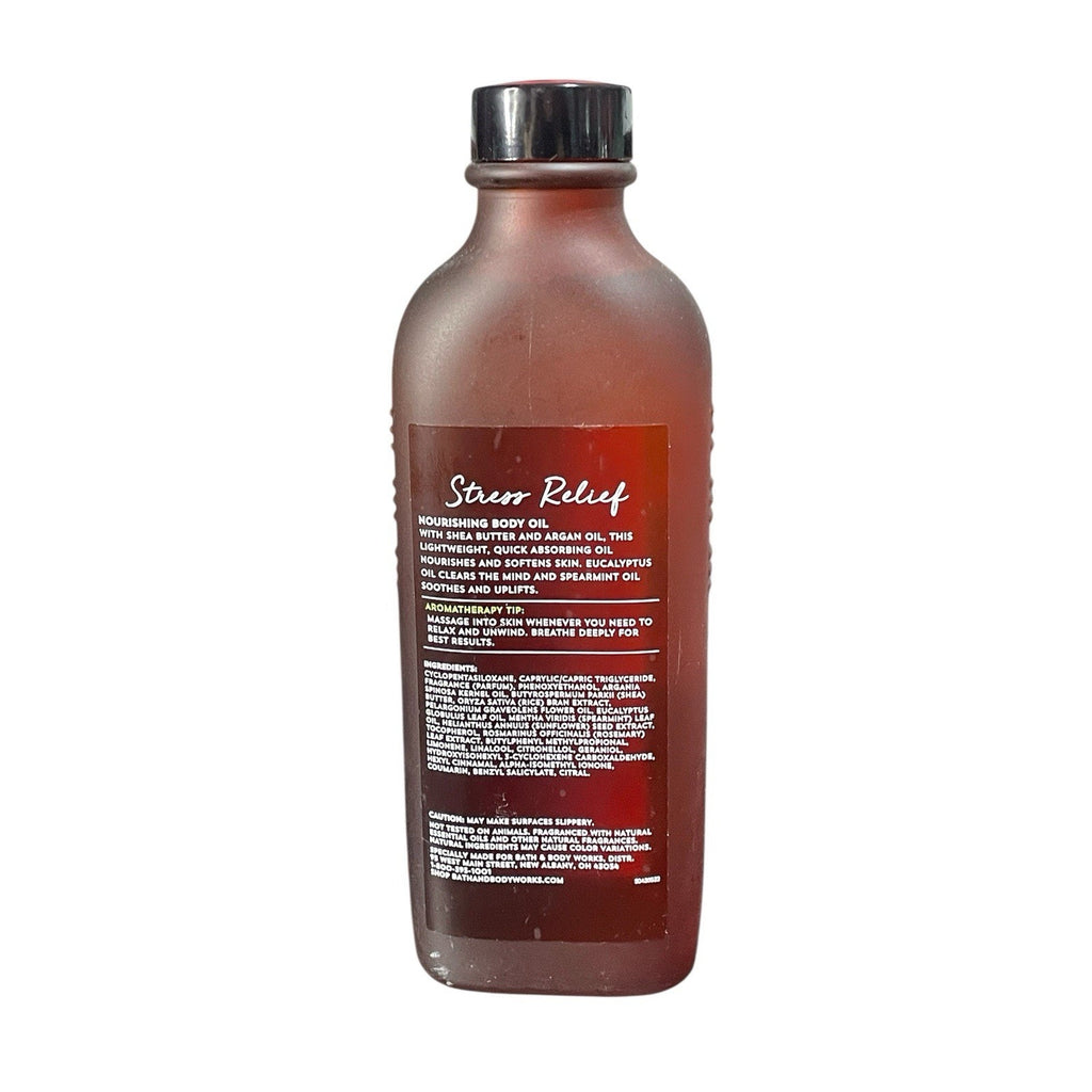 Bath & Body Works Stress Relief Eucalyptus Spearmint Body Oil