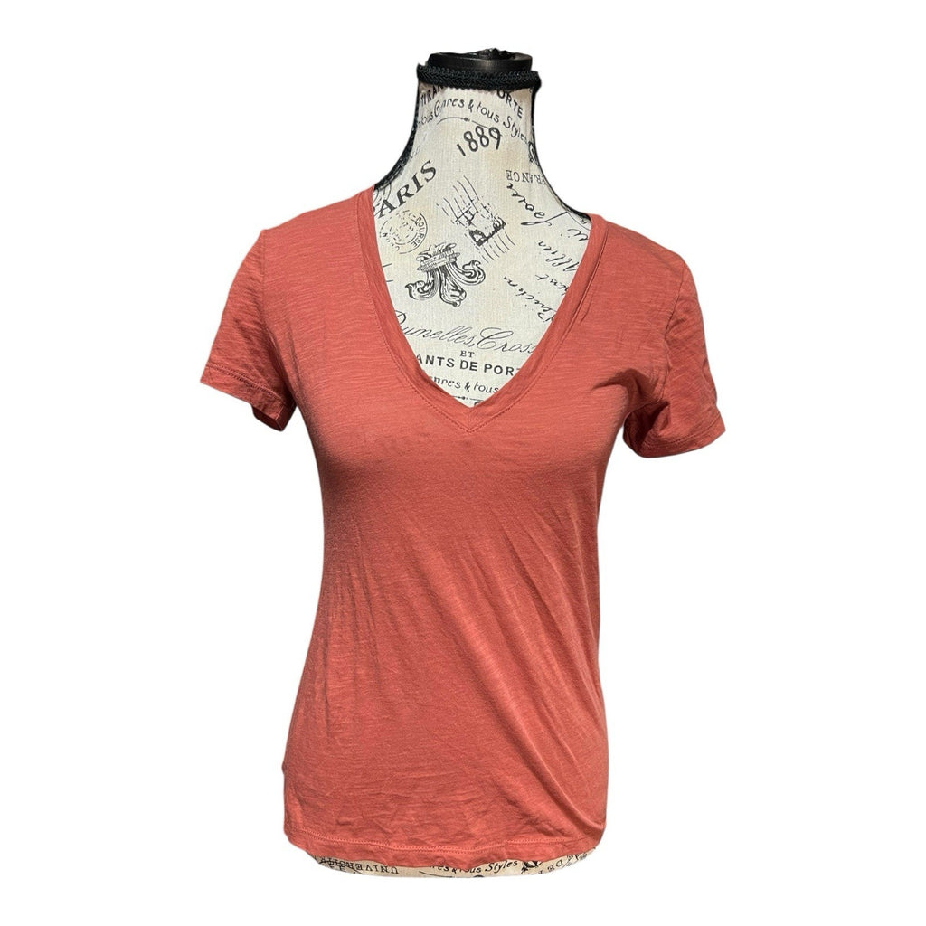 Madewell V Neck Tee Shirt Women’s Size XXS NWOT