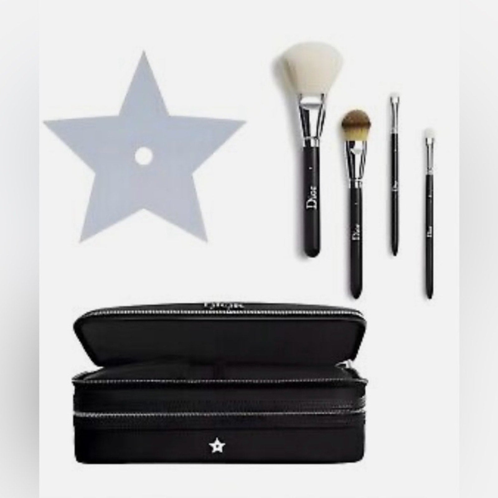 Dior Black and White Brush Set with Case