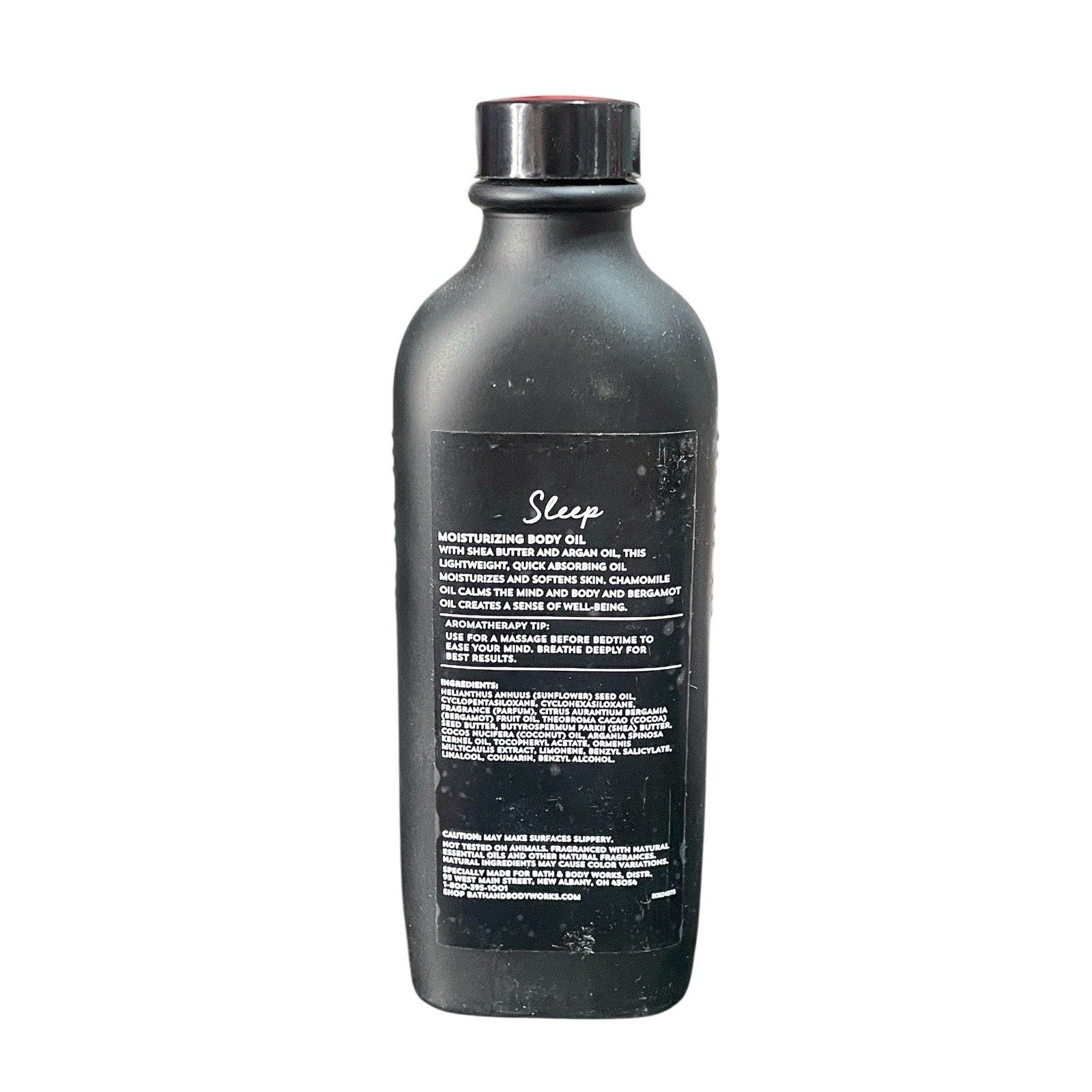 Bath And Body Works Aromatherapy Sleep Black Chamomile Body Oil Rare