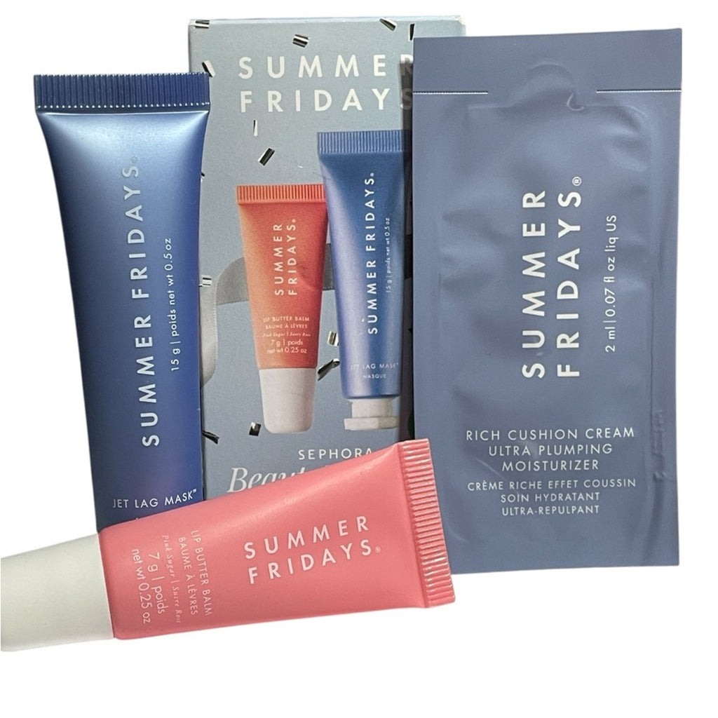 Summer Fridays Sephora Beauty Insider Set Lip Butter Balm and Ket Lag Mask
